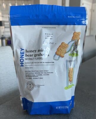 Organic Honey Flavored Mini Bear Grahams