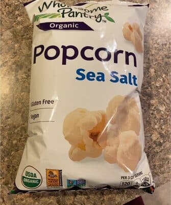 Sea Salt Organic Popcorn