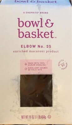ENRICHED MACARONI PRODUCT, ELBOW NO. 35