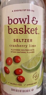 Cranberry Lime Seltzer