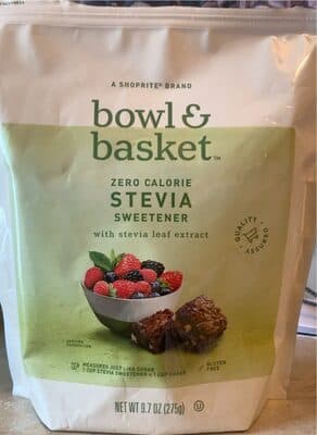 ZERO CALORIE STEVIA SWEETENER WITH STEVIA LEAF EXTRACT