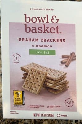 Cinnamon Low Fat Graham Crackers