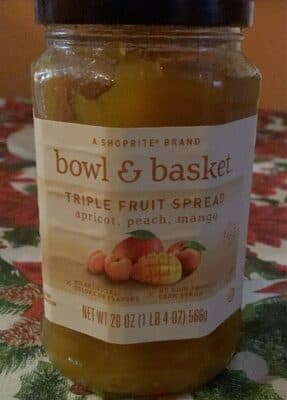 Apricot, Peach, Mango Triple Fruit Spread
