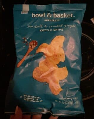 Sea Salt & Cracked Pepper Kettle Chips
