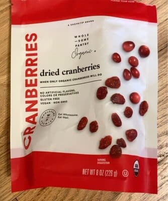 Organic Dried Cranberries