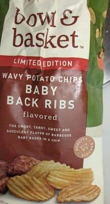 Baby back ribs flavored chips