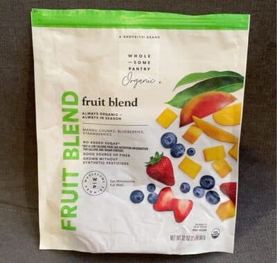 Organic Fruit Mango Chunks, Blueberries, Strawberries Blend
