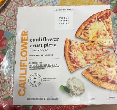 Cauliflower Three Cheese Crust Pizza