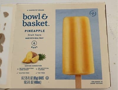 pineapple fruit bars