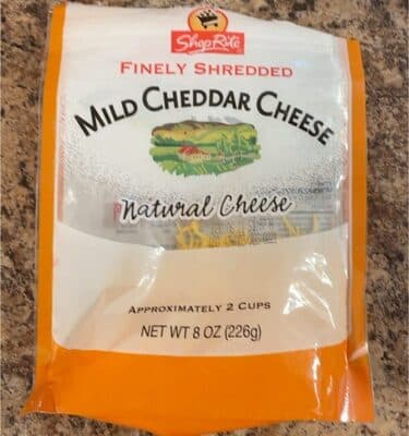 Finely Shredded Mild Cheddar Cheese