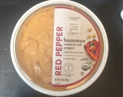 Roasted Red Pepper Organic Hummus