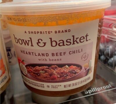 HEARTLAND BEEF CHILI WITH BEANS, HEARTLAND BEEF CHILI