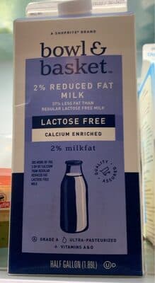 2% Reduced Fat Milk