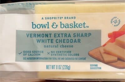 Vermont Extra Sharp White Cheddar Cheese