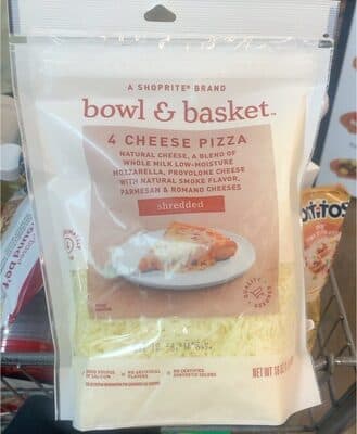 Four cheese pizza