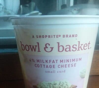 4% MILKFAT MINIMUM SMALL CURD COTTAGE CHEESE