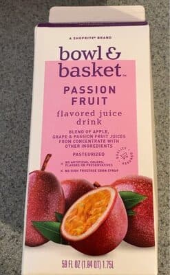 Passion fruit flavored drink