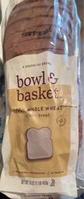100% Whole Wheat Sliced Bread