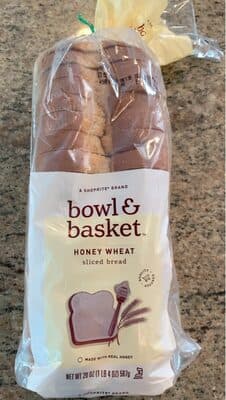 Honey Wheat Sliced Bread