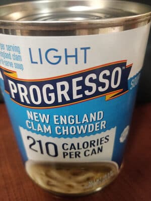 Progresso Light New England Clam Chowder Gluten-Free Canned Soup