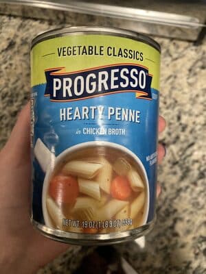Hearty Penne In Chicken Broth