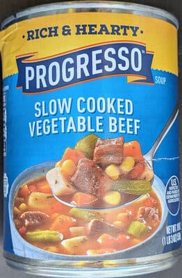 Slow Cooked Vegetable Beef Soup