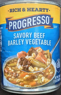 Savory Beef Barley Vegetable Soup