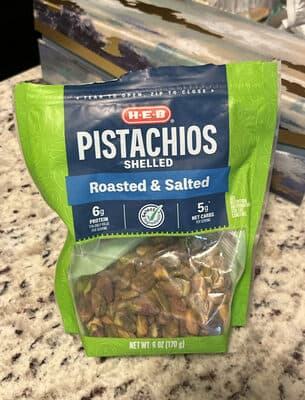 Pistachios Shelled Roasted & Salted