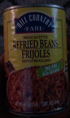 Mexican Style No Fat Refried Beans