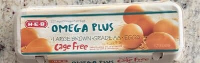 Grade Aa Omega Plus Cage Free Large Brown Eggs