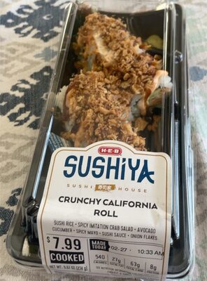 Crunchy california roll