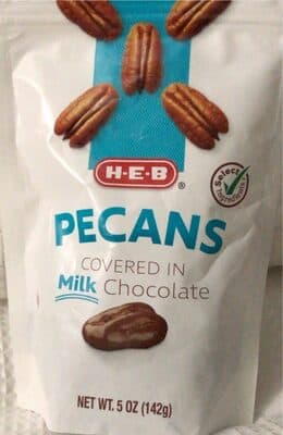 Pecans Covered in Milk Chocolate