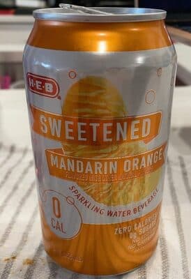 Heb Orange Sparkling Soda
