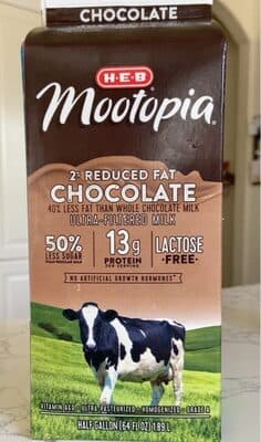 H-E-B Mootopia 2% reduced fat Chocolate