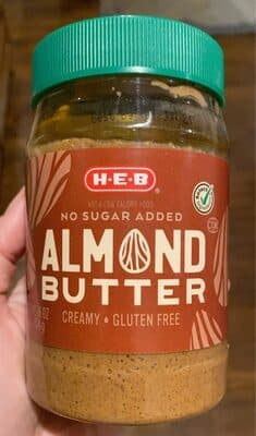 No Sugar Added Almond Butter