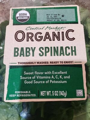 Organic Baby Spinach