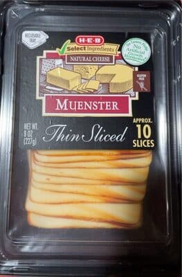 Muenster Thin Sliced