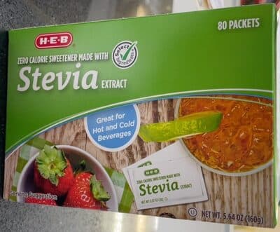 Stevia Zero Calorie Sweetener