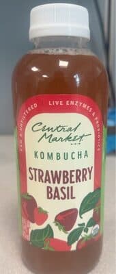 Strawberry Basil Kombucha