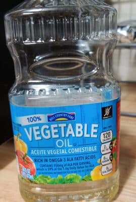 100% Vegetable Oil