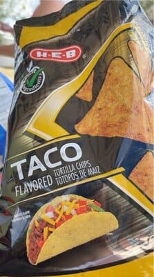 Taco Flavored Tortilla Chips