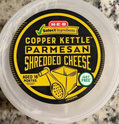 Cooper Kettle Parmesan Shredded Cheese