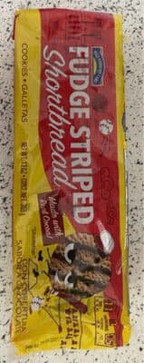 Fudge Striped Shortbreads
