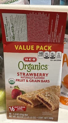 Strawberry Fruit & Grain Bars