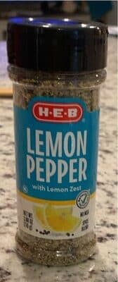 H-E-B Lemon Pepper With Lemon Zest