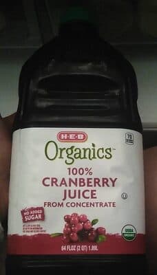 100% Pure Cranberry Juice