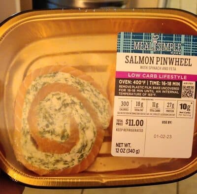 Heb Salmon Pinwheel With Spinach And Feta