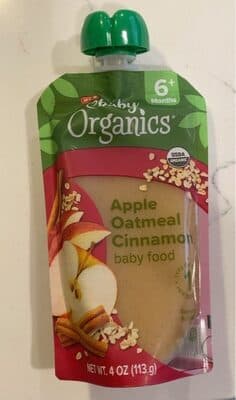 Baby Organic Apple Oatmeal Cinnamon