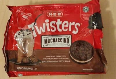 Twisters mochaccino chocolate cookie