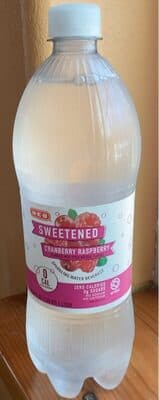 Sweetened Cranberry Raspberry Sparkling Water